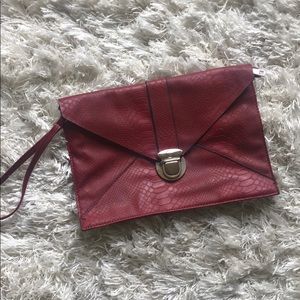 Red envelope clutch
